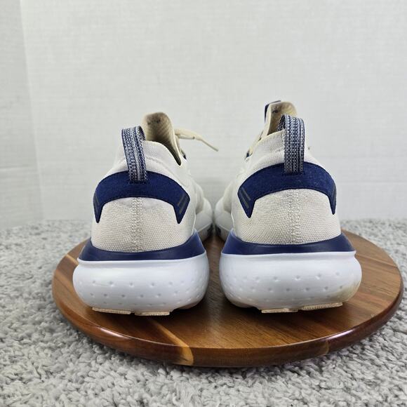 Brooks Glycerin StealthFit 21 White Marshmallow Blue Gym Running Shoe Mens 13 D - Picture 2 of 13